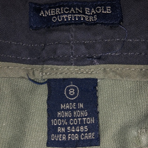 American Eagle Green Shorts - Picture 3 of 3